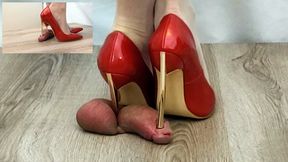 Golden Heels Cock Trampling - CBT (4K)