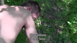 naive and shy lad got pounded in park