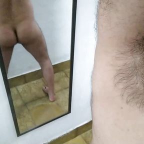 Hairy twerking hot and showing itself from various angles.