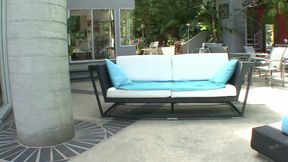 Delilah Blue & Heather Starlet, outdoor fingering and indoor rimming lesbian teens