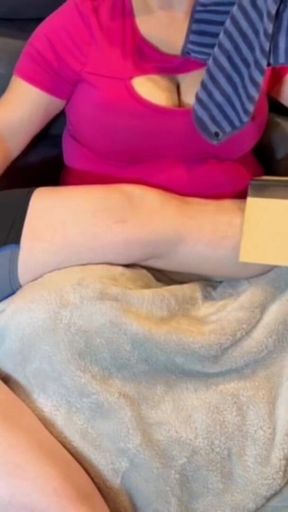 Unforgettable moment from &quot;Reading a book and my step some asked for a handjob&quot;