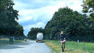 Rubberdoll Monique - As a whore in public (outdoor, hooker)