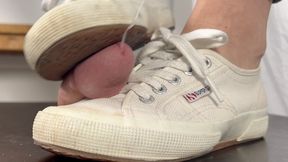 Shoejob and Cocktrampling in Superga Sneakers - Sneaker fetish in well worn Sneakers - CBT, Giantess and Cock crushing with Tramplegirl Leila - Shoe slave and Giantess View edit - HD