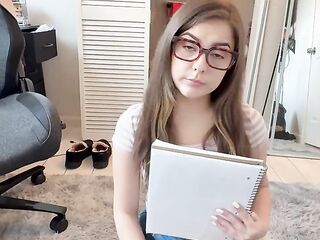 Thick Brunette hair Stepsister Need Aid With Art Class : Violet Dawn : Bawdy Tale : Danny Filth