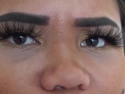 Those long eyelashes. Those long beautiful strands.