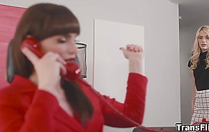 So hot boss Natalie Mars dominated her secretary