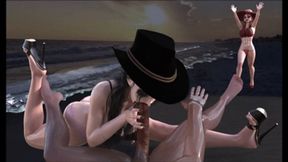 CatFight Story Over Beach Cock part 1 mov