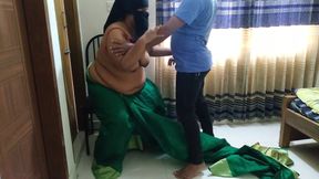 35 year old Ayesha Bhabhi came to collect the due cash Hindi Audio - Part-2