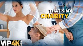 Brunette dirt with cute Stanley Johnson from Bride 4K