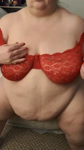 This sexy hot ssbbw loves her titties to be played with.