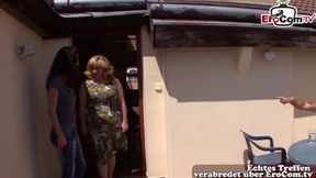 Mature Housewife Enjoys Outdoor Encounter with a Younger Lover