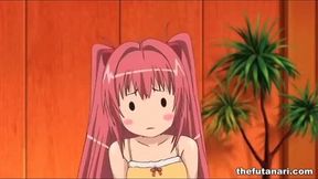 Dickgirl sucked and fucking in hentai video