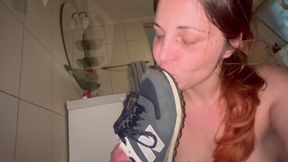 Licking Toilet Till Orgasm