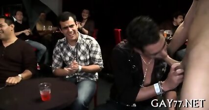 Boy Sucking Stripper At Party