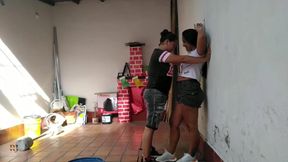 Amateur couple's steamy homemade sex session