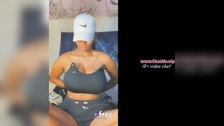 Hot amateur babes flash their natural big&small tits