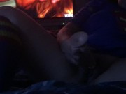 Fangirl Step Sister wanted to watch my porn, then let's me watch her!