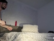 Ele me fez de vagabunda na cama, e socou no meu rabo