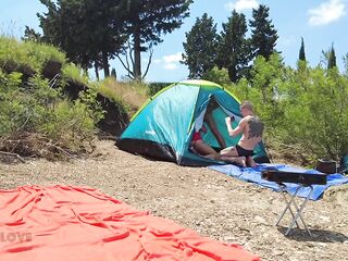 2 chaps met a pair and drilled his girlfriend right on a public beach. PART two