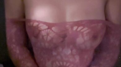 The best big tits, long legs, sexy net clothes, 18-year-old big ass girlfriend is super exciting to