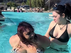 Big Boobs Lesbians on Group Sex