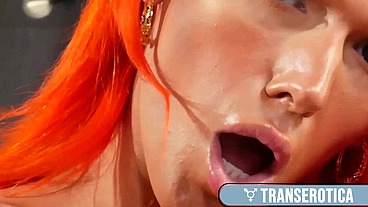 Redhead Slut Aspen Brooks Pleases her Huge Cock So Fucking Well!