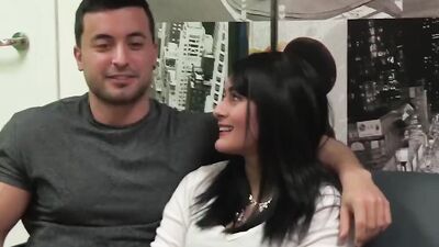 Two young and sexually open-minded couples gathered for a partner swapping foursome