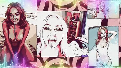 Anime goon joi session with dirty talk edging ends in gushing streams of cum from solo female cartoon porn