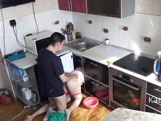An accidental affair with a neighbour in the kitchen.