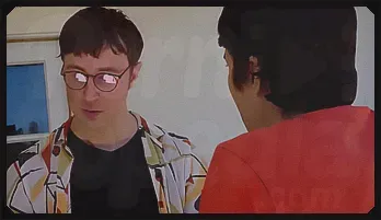 Blonde Bombshell Seduces Two Men in the Basement