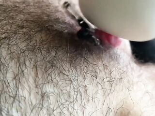 Shy FtM ribald talks when close to cumming
