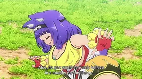 Immoral Guild (uncensored ecchi) 1 - Workaholic rescues busty catgirl from slime