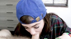 ”FAMILY STROKES Seductive stepsis is keen to get plowed & fed cum”