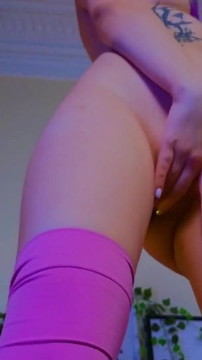 Naked Dance and Pussy Play Above the Camera Total Control