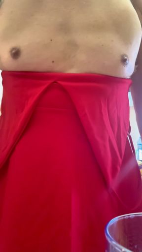 I'm using hormones, and a lot of milk is gushing from my breasts   Clip 1