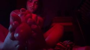 I Love the Way Your Cock Slides Between My Toes