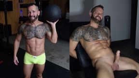 Slamming Balls...And My Cock!