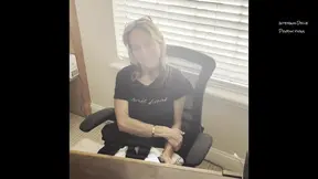 MILF gets her tight ass fucked in the office