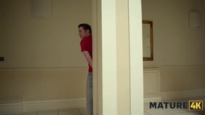 Mature Neighbor's Cheating Adventure with a Big Ass and Natural Tits