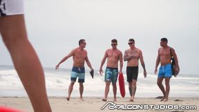 FalconStudios - Handsome Jock Sufers Fucking Hard After A Day At The Beach