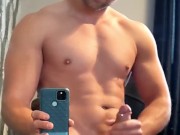 Jock wanking in the mirror - MrBritainX