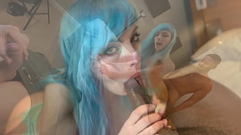 Interracial BBC Cuck with Creampie Cleanup