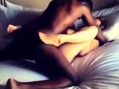 Girl fucked by black guy during sunrise