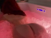 Big ass in a hydromassage slowmotion