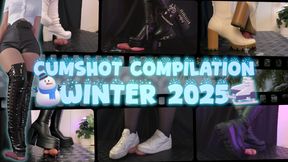 Cumshot Compilation - 25 Sessions Crushing Cock and Balls - Winter 2025 - Crush Trample, Shoejob, Bootjob, CBT, Ballbusting