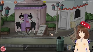 Fuckerman Lewd Park #2 - Fucking in a ferris wheel with a busty woman - Jazziuu - Gameplay