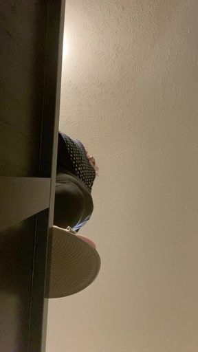 Hanging From Ledge - Will This BBW Stomp Your Fingers for You to Fall?