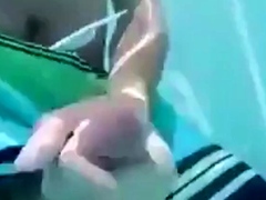 Jerk off under water