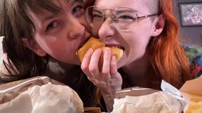 A Tiny Surprise in Giantess' Burger Meal mkv