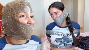 Fantasizing 18-Year-Old Taped & Gagged by Masked MILF (HD 720p)